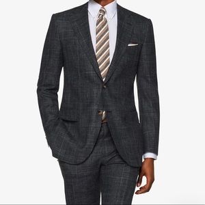 NWT Suitsupply Grey Check Lazio Suit
